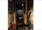Квартира после пожара. Фото пресс-службы ГУ МЧС России по Иркутской области