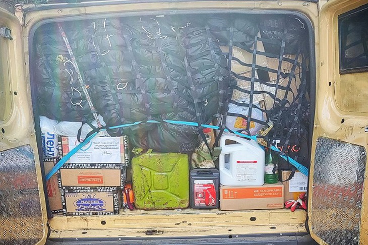 Гуманитарный груз. Фото из телеграм-канала Федора Садовникова