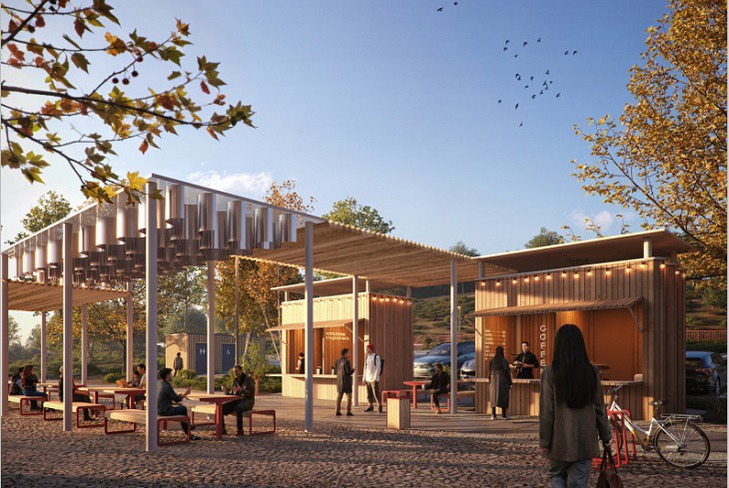 Концепция благоустройства. Изображение предоставлено Виталием Перетолчиным