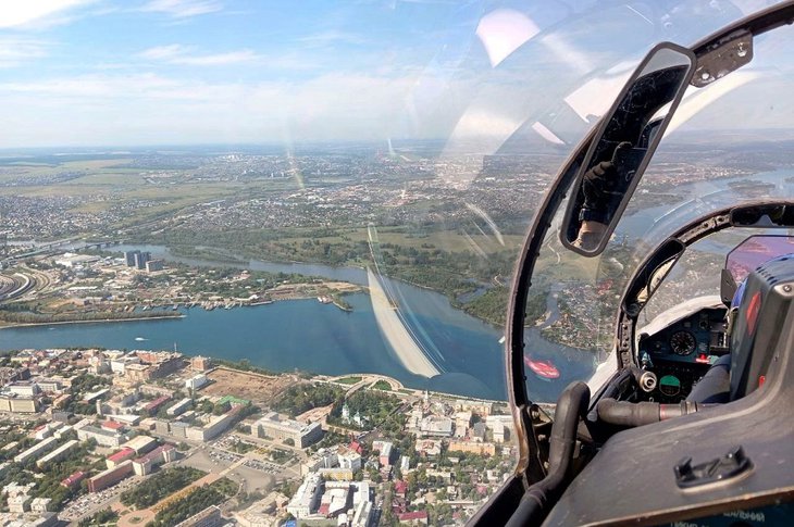 Иркутск. Фото со страницы группы высшего пилотажа «ВКонтакте»