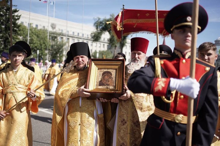 Крестный ход. Фото пресс-службы правительства Иркутской области