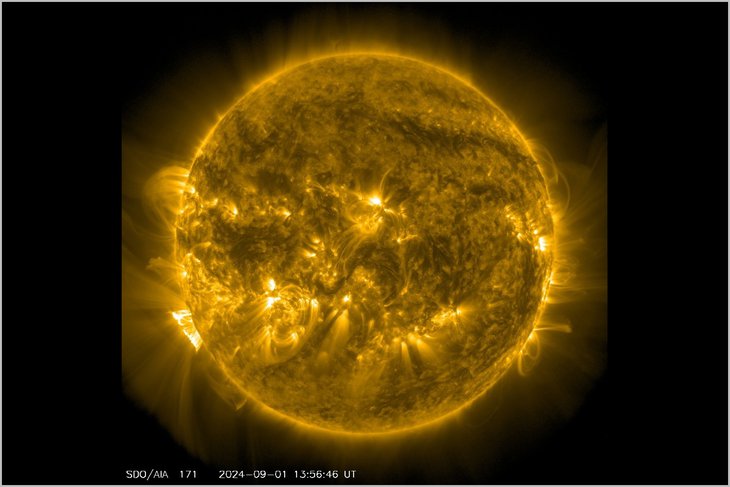 Изображение космической обсерватории SDO