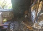 Место пожара. Фото пресс-службы ГУ МЧС России по Иркутской области
