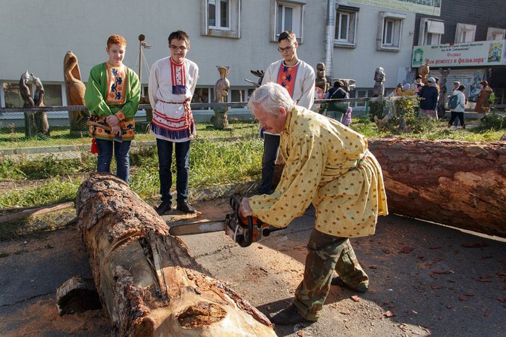 Фестиваль деревянных скульптур. Фото пресс-службы администрации Иркутска