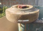 Учебная противотанковая мина. Фото газеты «Шелеховский вестник»