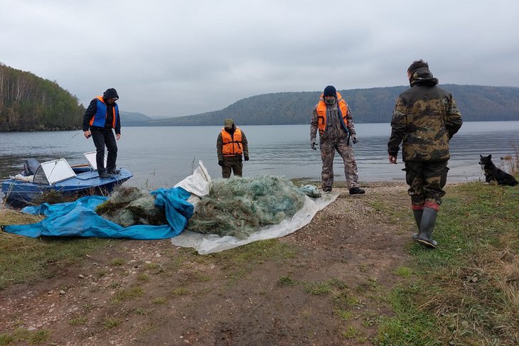 На Братском водохранилище от брошенных сетей очистили 2,5 тысячи гектаров акватории