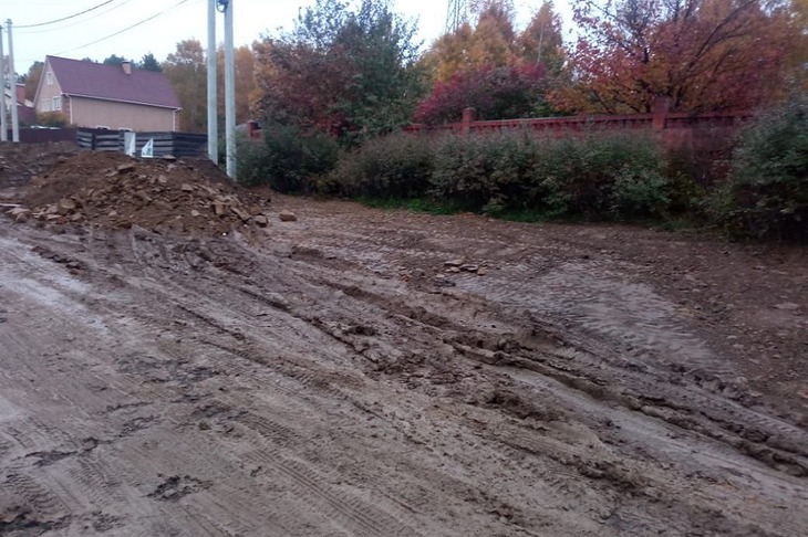 Дорога. Фото предоставили жители Маркова