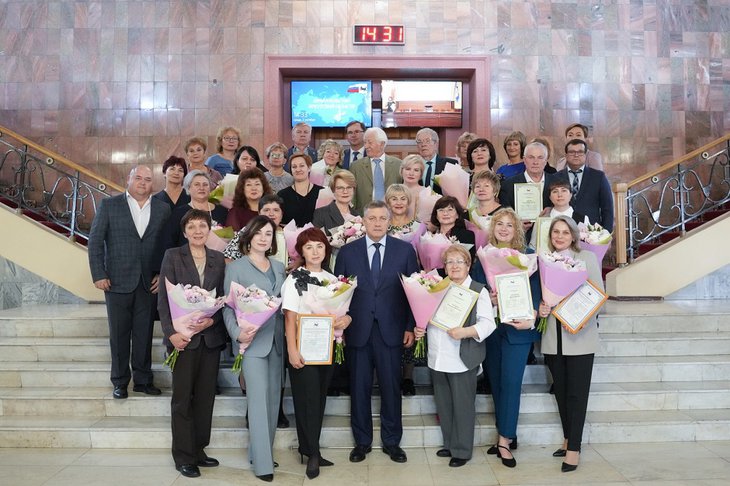 Встреча губернатора Иркутской области с представителями системы СПО. Фото пресс-службы правительства региона