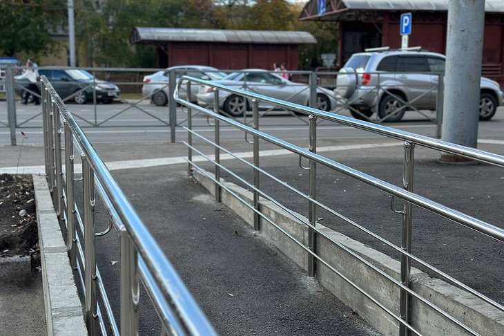 Пандус. Фото пресс-службы администрации Иркутска