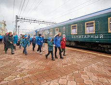 Осмотреть экспозицию могут иркутяне, получившие на сайте поездпобеды.рф специальный бесплатный билет.