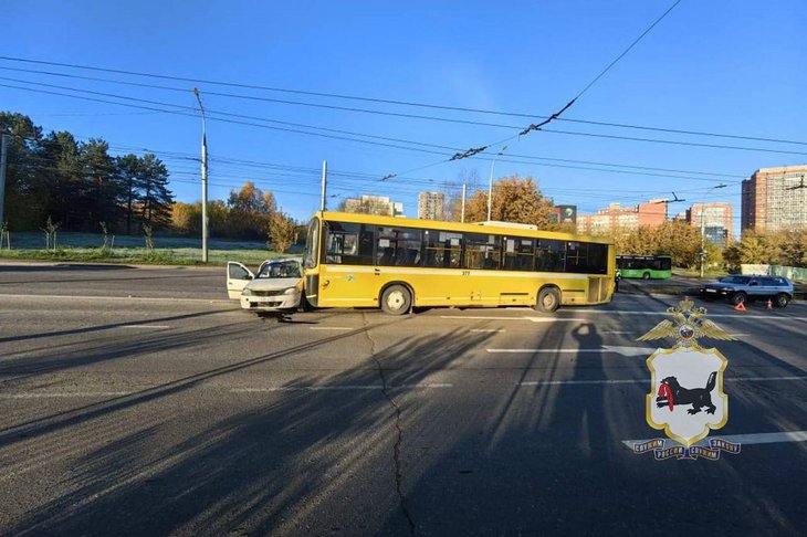 ДТП на Лермонтова. Фото ГУ МВД России по Иркутской области