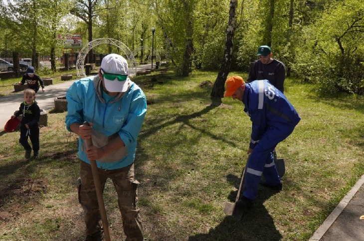 Субботник. Фото Эн+