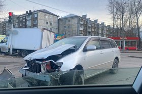 Массовое ДТП в Солнечном. Фото IRK.ru