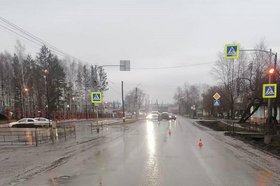 Место ДТП. Фото пресс-службы Госавтоинспекции Иркутской области