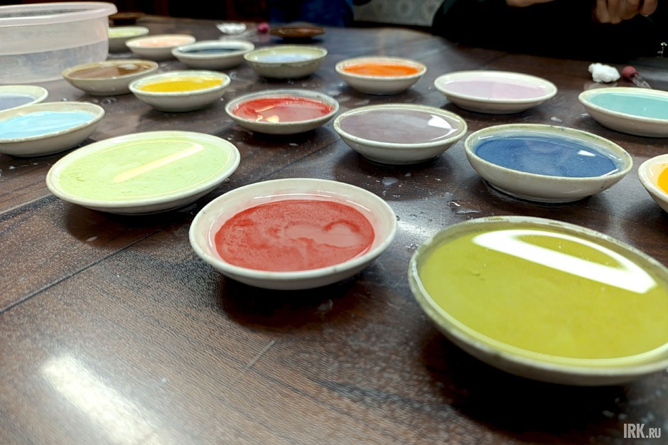 Краски на мастер-классе