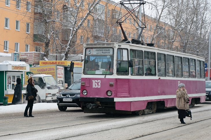 Трамвай. Фото Владимира Смирнова из архива IRK.ru