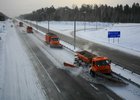 Чистка федеральной трассы. Фото ФКУ Упрдор «Прибайкалье»