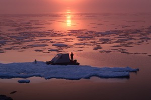 Закат на Байкале