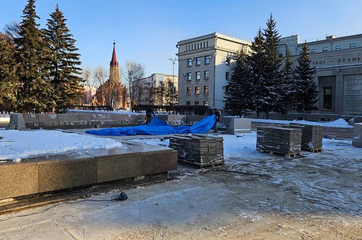 Благоустройство мемориала. Фото пресс-службы администрации Иркутска