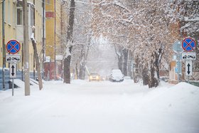 Снегопад в Иркутске. Фото Маргариты Романовой, IRK.ru