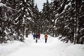 Лыжники на Мамае. Фото БУ «Бурприрода».