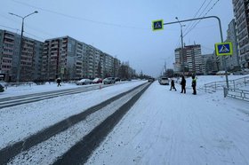 Место ДТП. Фото пресс-службы Госавтоинспекции Иркутской области