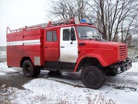 Пожарная машина. Фото с сайта www.38.mchs.gov.ru
