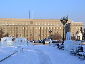 Здание правительства Иркутской области. Фото Елены Алексеевой