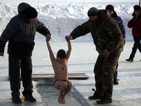 19 января 2012 года в Иркутске. Фото Никиты Добрынина
