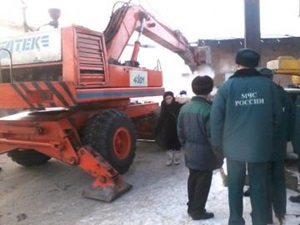 На месте происшествия. Фото пресс-службы ГУ МЧС России по Иркутской области