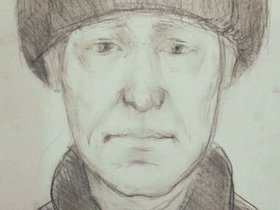 Первый субъективный портрет разыскиваемого преступника. Изображение ГУ МВД России по Иркутской области