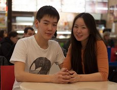 Катя и Андрей. Полтора года вместе, недавно приехали в Иркутск из Якутии