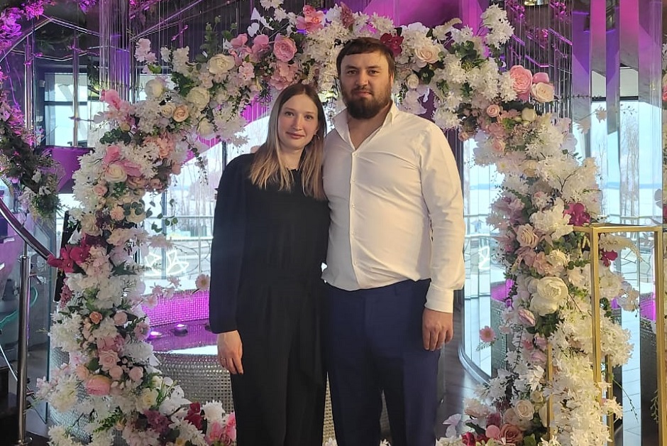 Вадим с супругой Дарьей