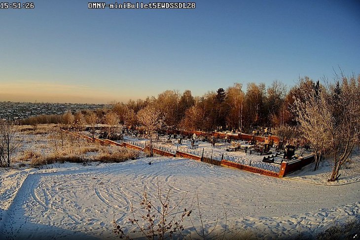 Вид с камеры наблюдения. Фото пресс-службы администрации Иркутска