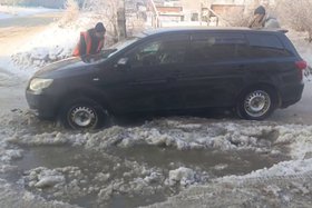 Подтопление. Скриншот видео, предоставленного очевидцами