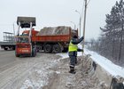 С улиц Иркутска вывозят снег. Фото пресс-службы администрации Иркутска