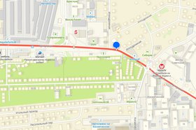 Ограничение движения. Скриншот с сайта http://www.2gis.ru*