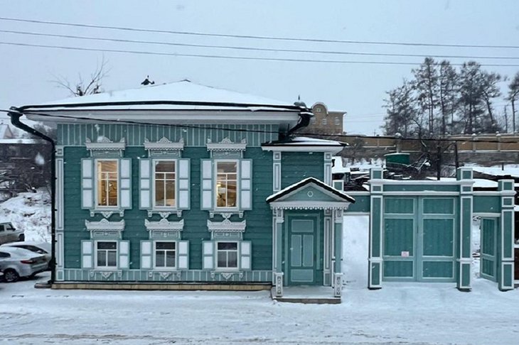 Отреставрированный дом. Фото пресс-службы администрации Иркутска