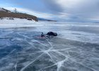 Квадроцикл провалился под лед. Фото пресс-службы БПСО