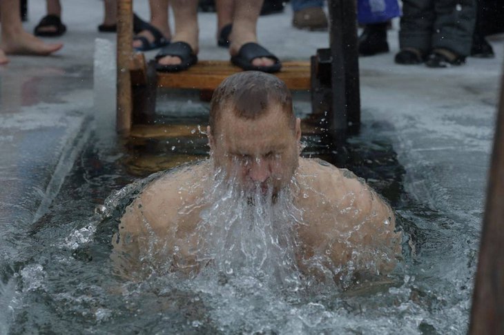 Крещение в Иркутске. Фото Иркутской епархии