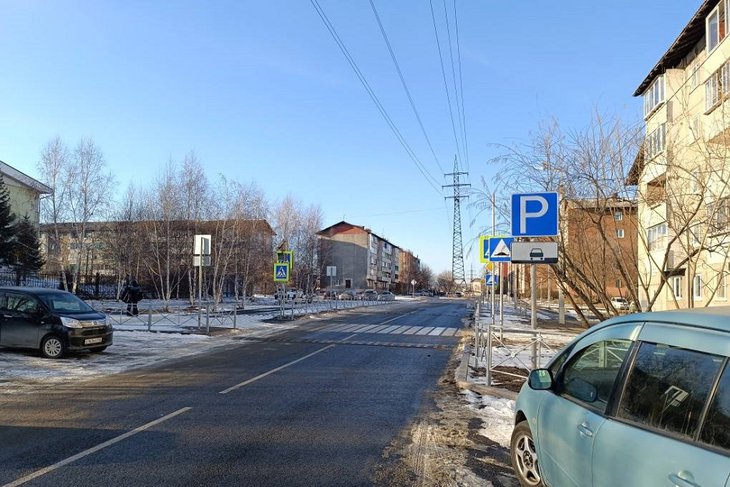 Дорога в Ленинском округе. Фото пресс-службы Госавтоинспекции Иркутской области