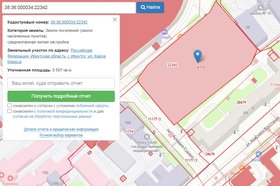 Бывшее малое поле стадиона «Труд». Скриншот в сайта pkk-map24.ru
