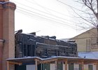 Сгоревший дом на Дзержинского. Фото IRK.ru