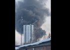 Пожар. Скриншот видео из телеграм-канала «Сводка38»