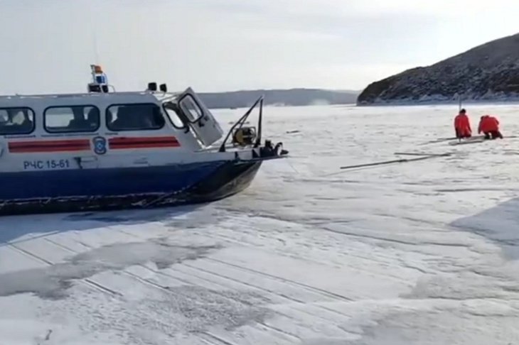 Скриншот видео пресс-службы ГУ МЧС России по Иркутской области