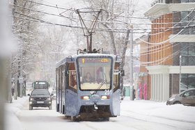 Трамвай. Фото Маргариты Романовой, IRK.ru