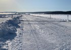 Ледовая переправа в Качугском районе. Фото из телеграм-канала ОГКУ «Дирекция автодорог»