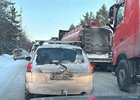 Погодные условия затруднили движение на Култукском тракте. Фото очевидца