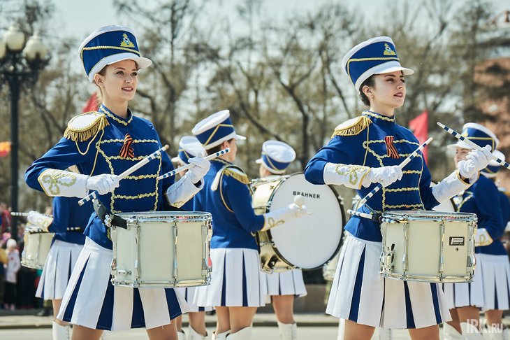 Митинг в честь Дня Победы в Иркутске. Фото Маргариты Романовой, IRK.ru