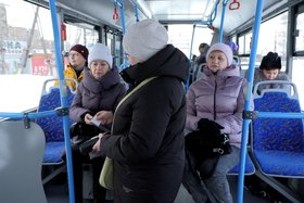 Общественный транспорт. Фото пресс-службы мэрии Братска